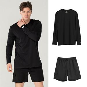 [3시이전] 지프라브 남자 루즈핏 래쉬가드+반바지 세트