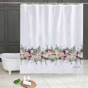 상상후 샤워커튼(180x180)+6자압축봉 플라워가든