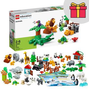 [레고]에듀케이션 듀플로 동물세트45029 펭귄 사자 호랑이 기린 하마