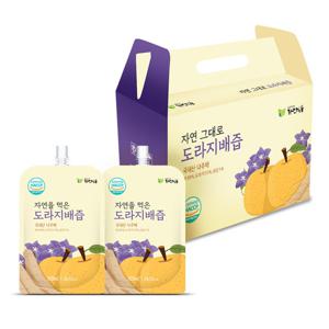 자연그대로 스파우트 도라지배즙 (총120팩,100ml×1팩),