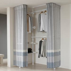 왕자 네이처_코너형드레스룸_3P_밀폐선반형_901/드레스룸/행거