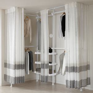 왕자 네이처_코너형드레스룸_4P_밀폐선반형_902/드레스룸/행거