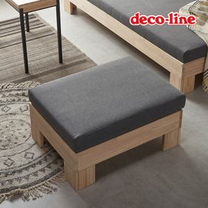 데코라인 코넬 디어 원목 소파 스툴 DDR079C (착불)