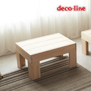 데코라인 코넬 디어 마루형 소파 원목 스툴 DDR069C (착불)