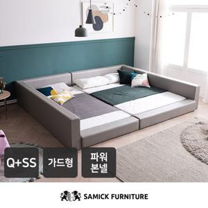 [삼익가구]코지 가드형 패밀리 침대 Q+SS_파워 본넬매트