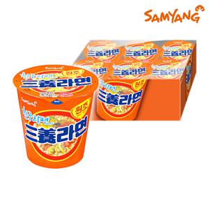 삼양 라면 작은컵 65g 6개