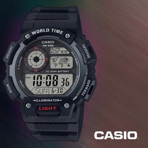 CASIO 카시오 AE-1400WH-1A 남성시계 우레탄밴드 디지털시계