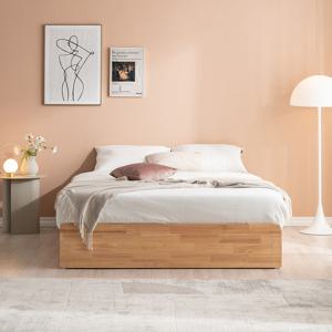 파로마 이즈 우디 원목 수납침대+독립매트 Q IHD008