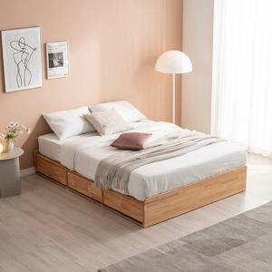 파로마 이즈 우디 원목 수납침대 매트제외 Q IHD006