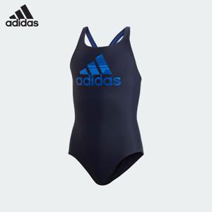아디다스 TP 주니어 빅로고 스윔 수트 수영복 J DL8879