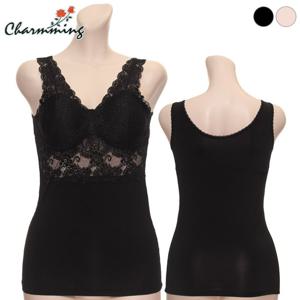 차밍 B/R209 여성 인견 레이스 브라런닝/캡나시/탑