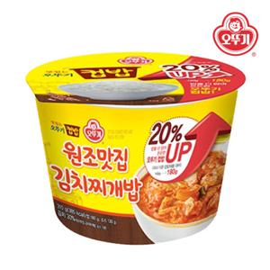 오뚜기 컵밥 원조맛집 김치찌개밥 310g 증량 x 12개