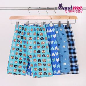 국산 더끌리오 캐릭터 면 파자마 8부 남아용