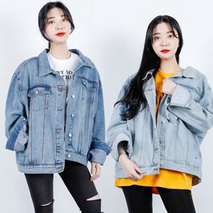 프리티아라 PT3014 오버핏청자켓