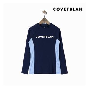 [코벳블랑][COVETBLAN]여성 배색 포인트 래쉬가드(T170CSM103W)
