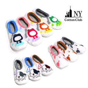 [NY코튼클럽] 여성 애니멀 덧신 1족 랜덤