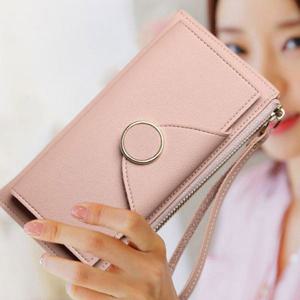 고급링포켓 장지갑 여성지갑 명함 동전 학생 카드지갑