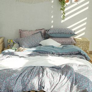 포그나미 프로방스 광목 자연소재 이불커버+베개커버세트(Q)