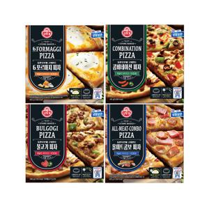 오뚜기 신상피자 X 4판(택1/콤비/불고기/포르/올미트)