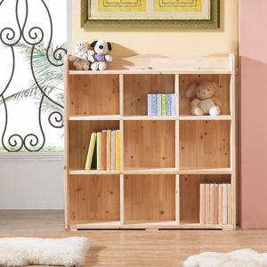 [퍼스웰]알피노 삼나무원목 3단미니책장.내츄럴(SI_025)