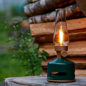 모리모리 캠핑 인테리어겸용 감성블루투스 LED랜턴 스피커 그린