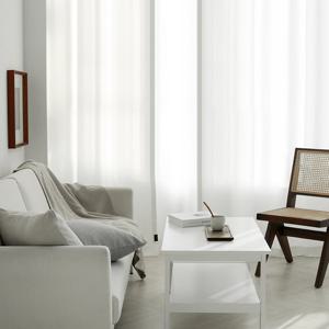 소프트린넨 화이트 암막커튼 140X241~250