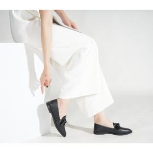 [슈바이영]여자 헤일리 리본 로퍼 투웨이 블로퍼 뮬 블랙