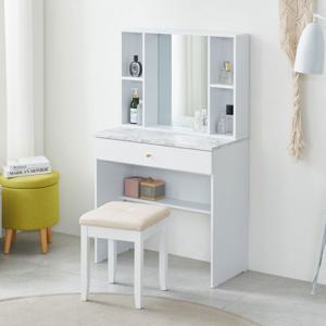 파로마 솔트 베이직 800 화장대 스툴 세트 mct042