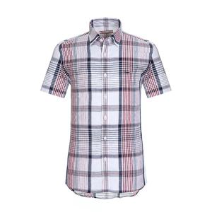 [지센옴므] 클래식 체크 쿨린넨 셔츠 MCWSK330_RE