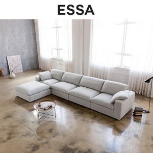 [에싸] 폴렌 6인 르브와 패브릭 소파+스툴