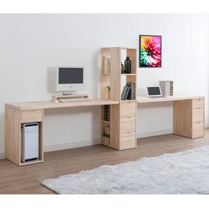 [더젠] 비쥬 편백나무 트윈책상세트5(1400상판 2개)