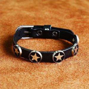 앤브로치 리벳 가죽팔찌/BLL0921BK05/남자팔찌