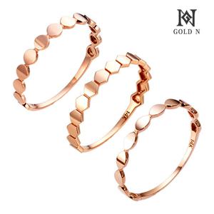 골드앤 14K 티니/허니/와이드 플로우 반지 RG