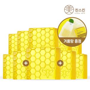 미친스킨 프로폴리스 벌집모공팩 비누 10개+거품망