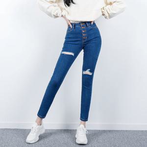 프리티아라 PT3029 블루 하이웨스트 스키니진