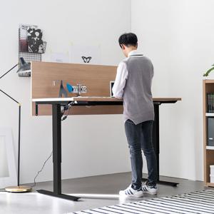 아씨방가구 소프트 높이조절책상 파티션+서랍장 140cm