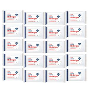 메디와이퍼 휴대용 손소독티슈 (10매) x20개 의약외품