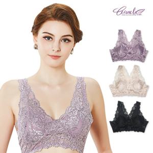 [시스넬라]레이스브라 3종 보정속옷 여자속옷 노와이어 브라