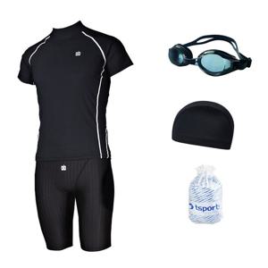 [아날도바시니]남성 반팔래쉬가드+5부수영복/1003+2105_실속세트