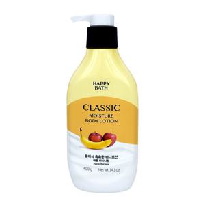 해피바스 클래식 촉촉한 바디로션 400g