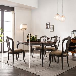 [퍼니프랑] 수입 엔틱가구 RG 22 프리미엄 그레이 식탁 의자