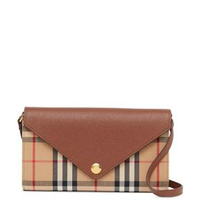 [BURBERRY] 디태처블 스트랩 빈티지 체크 지갑 8025162