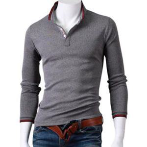 스댕클럽 남자 시보리 차이나 긴팔 카라티 OL2244