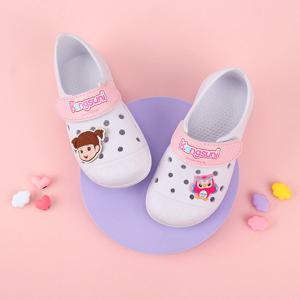 콩순이 뉴벨크로 실내화_핑크/유아동 어린이집 유치원 초등 학생 학교