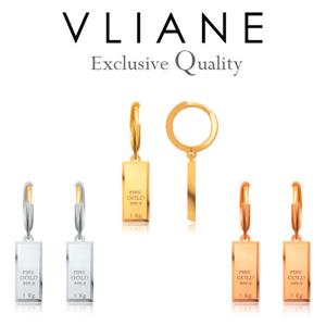 [브리앙] 18K 골드바 귀걸이 (금귀걸이,귀고리,이어링,주얼리)