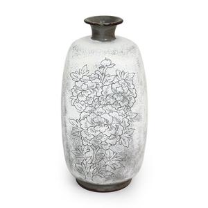 [박씨상방] 분청 조화 작품 도자기(대) 목단세송이