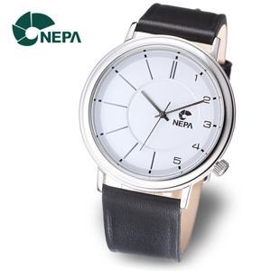 [네파] NEPA 남성 정장 가죽 손목시계 N3037-WHITE