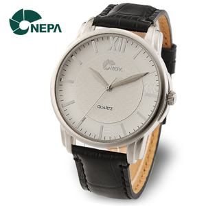 [네파] NEPA 남성 정장 가죽 손목시계 N3023-WHITE