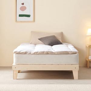 아씨방가구 원목마루 평상형침대SS(독립매트)