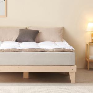 아씨방가구 원목마루 평상형침대Q(40T독립)